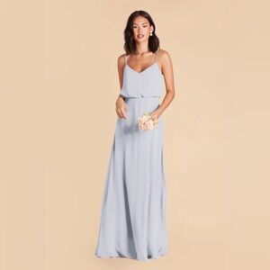 Birdy Grey Elegant Dusty Blue Maxi Dress M